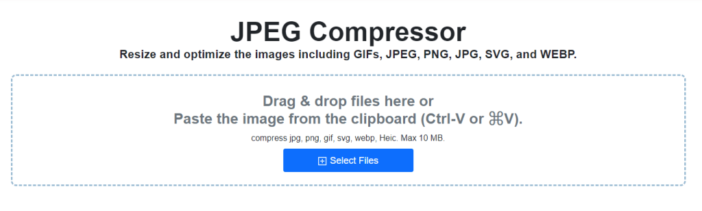 CompressNow ابزار فشرده سازی تصاویر سایت