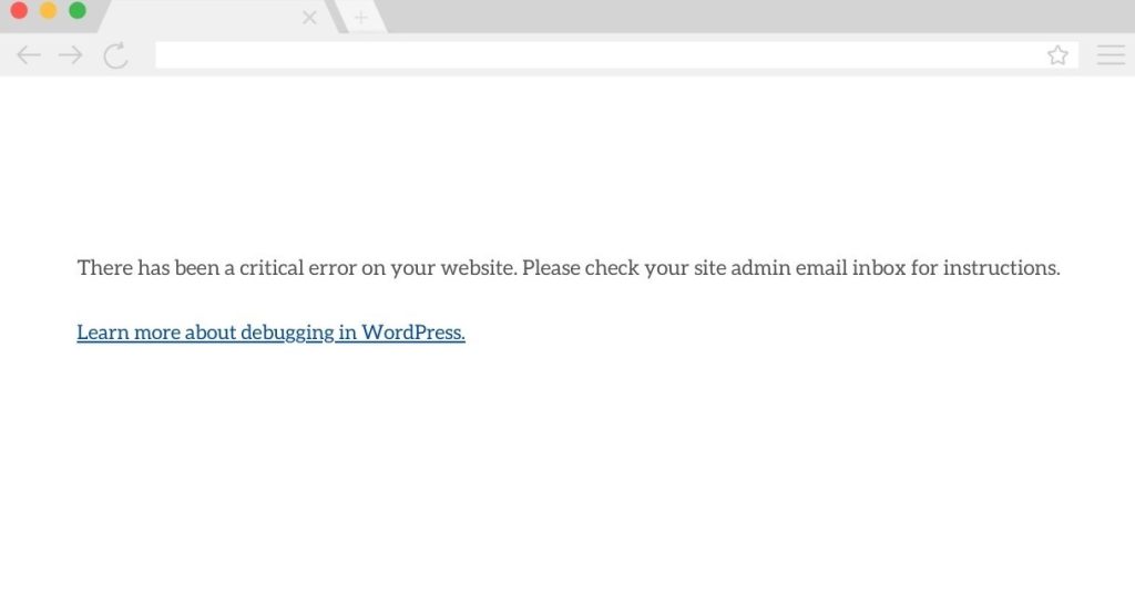 ارور رایج وردپرس