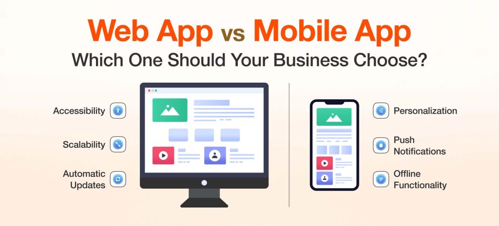 فرق اپلیکیشن موبایل و وب